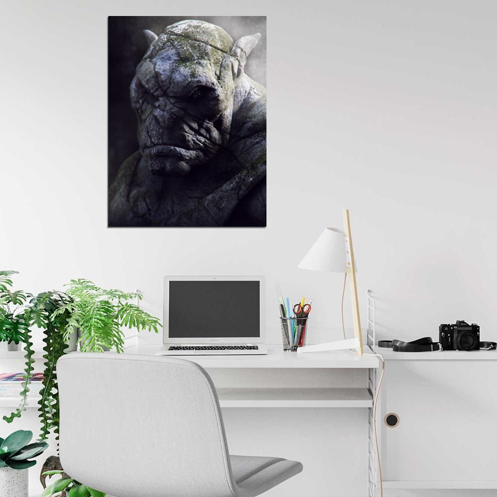 Gargoyles I Frankenstein Movie Art Wall Art Print Poster