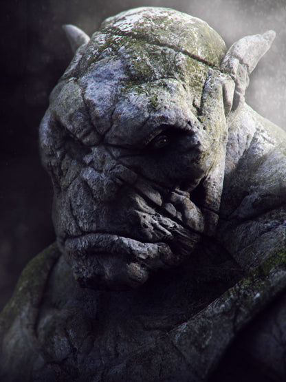 Gargoyles I Frankenstein Movie Art Wall Art Print Poster