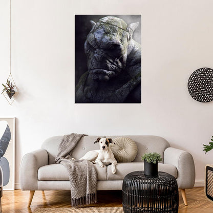 Gargoyles I Frankenstein Movie Art Wall Art Print Poster