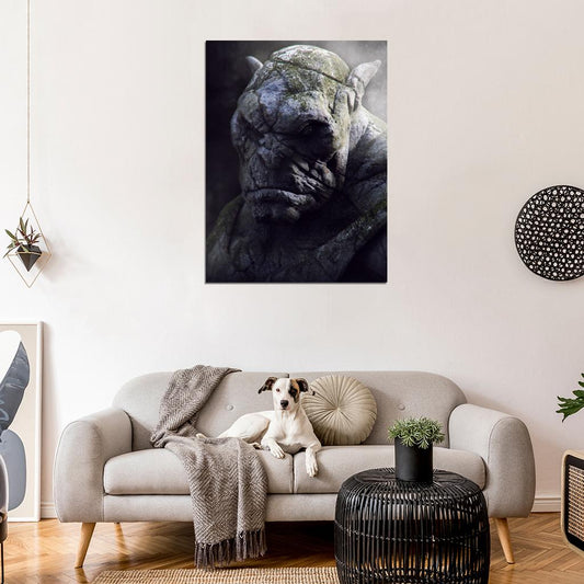 Gargoyles I Frankenstein Movie Art Wall Art Print Poster