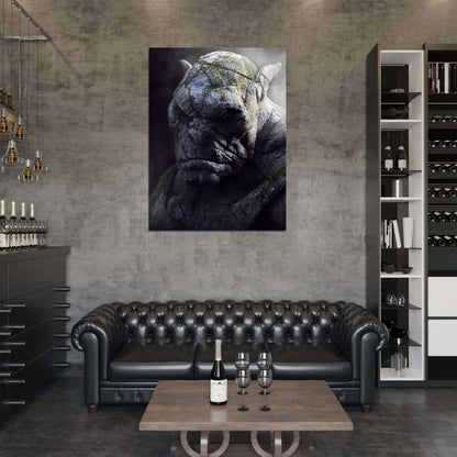 Gargoyles I Frankenstein Movie Art Wall Art Print Poster