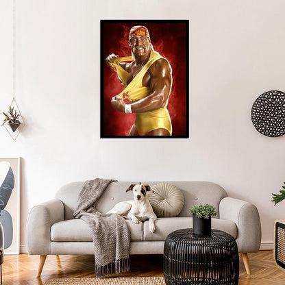 Hulk Hogan Wrestling Terry Gene Bollea Sport Wall Art Print Poster
