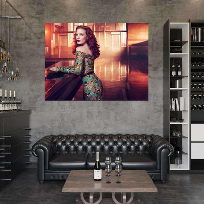 Jessica Chastain Beautiful Hot Actress Wall Art Print Poster