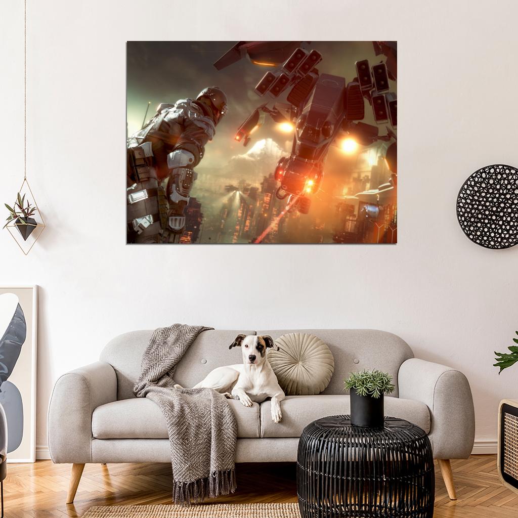 Killzone Shadow Fall Video Game Awesome Art Wall Art Print Poster