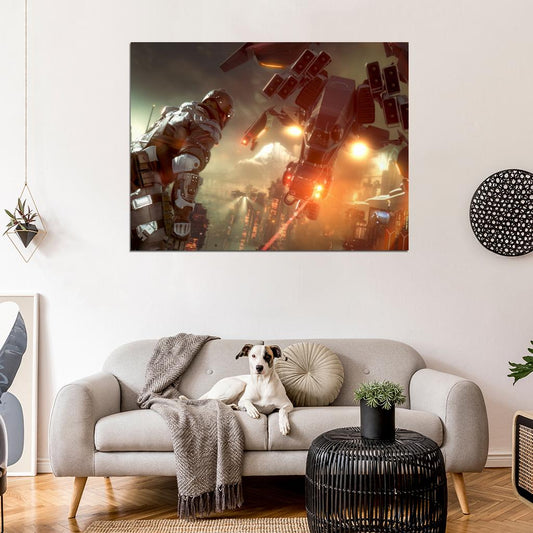 Killzone Shadow Fall Video Game Awesome Art Wall Art Print Poster