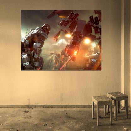 Killzone Shadow Fall Video Game Awesome Art Wall Art Print Poster