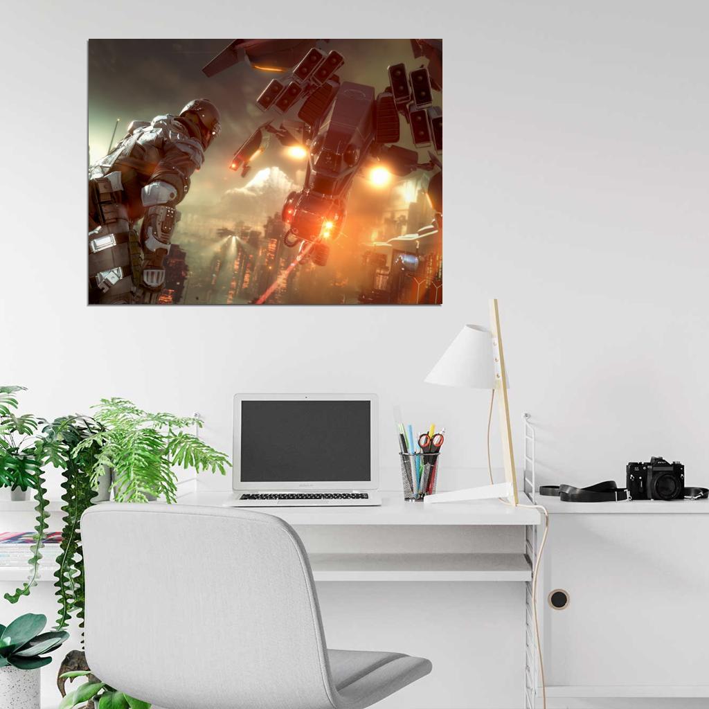 Killzone Shadow Fall Video Game Awesome Art Wall Art Print Poster