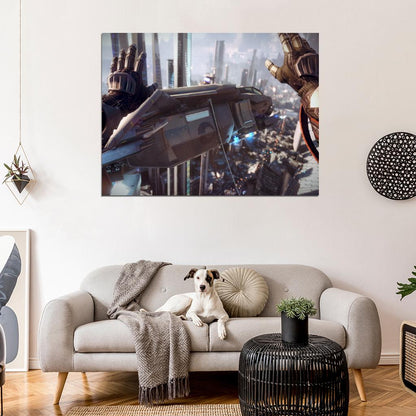 Killzone Shadow Fall First Person Video Game Art Wall Art Print Poster