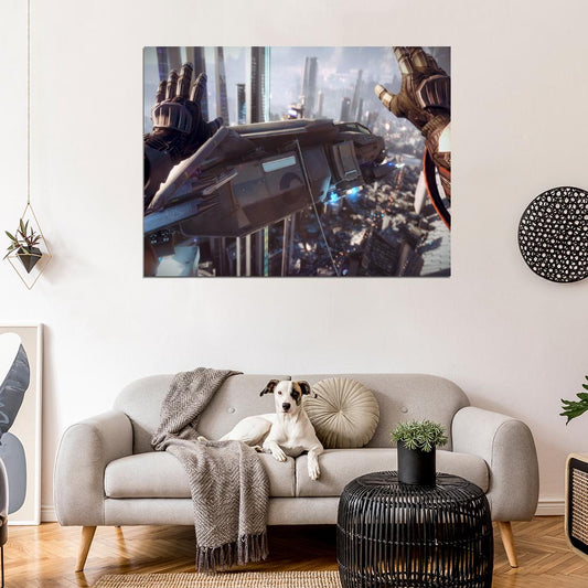 Killzone Shadow Fall First Person Video Game Art Wall Art Print Poster