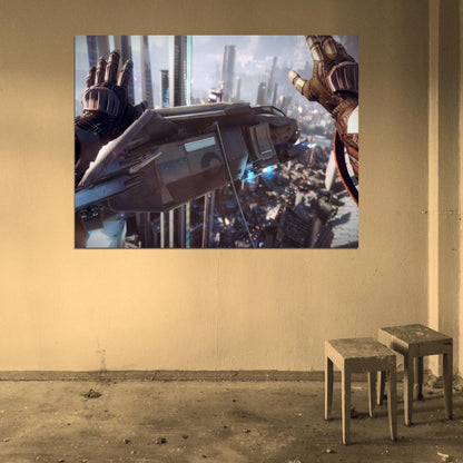 Killzone Shadow Fall First Person Video Game Art Wall Art Print Poster
