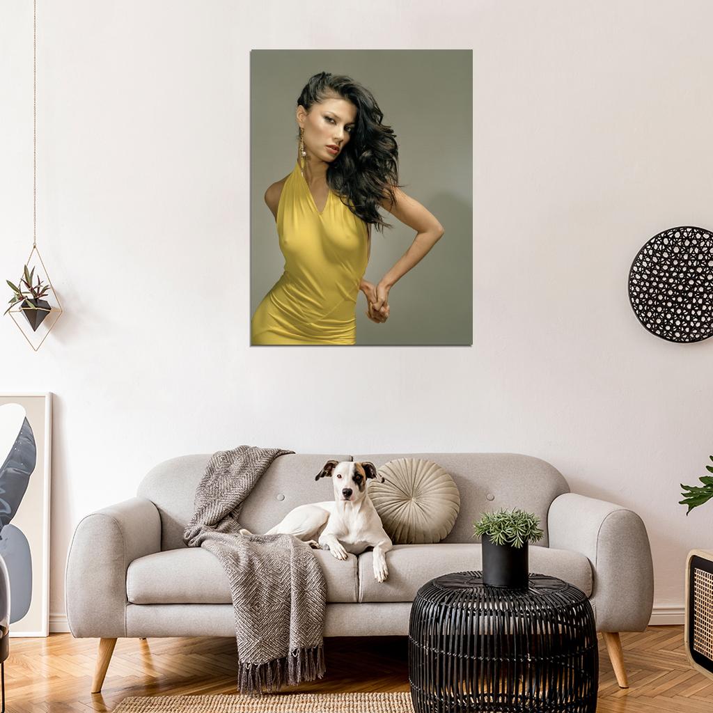 Natassia Malthe Hot Actress Sexy Model Wall Art Print Poster
