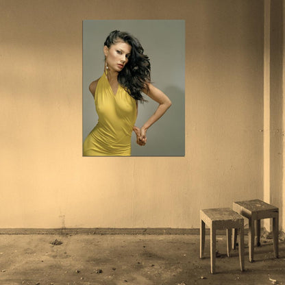Natassia Malthe Hot Actress Sexy Model Wall Art Print Poster
