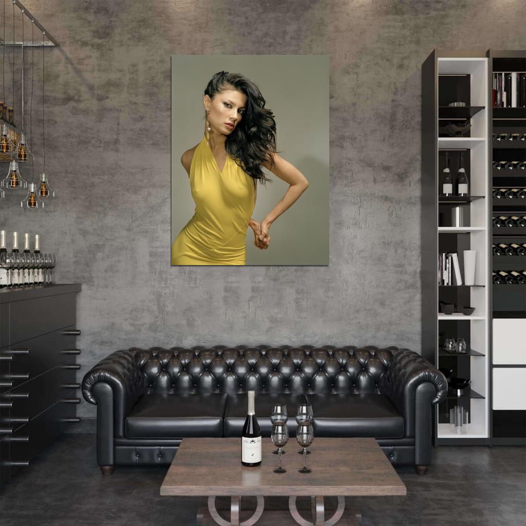 Natassia Malthe Hot Actress Sexy Model Wall Art Print Poster