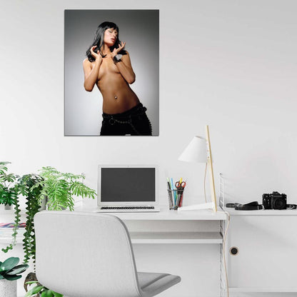 Nicky Hilton Hot Topless Girl Sexy Model Wall Art Print Poster