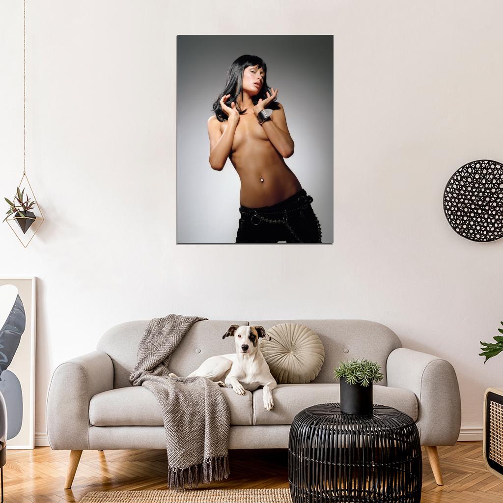 Nicky Hilton Hot Topless Girl Sexy Model Wall Art Print Poster