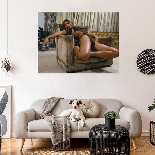 Nicole Scherzinger Hot Lingerie Sexy Body Singer Music Wall Art Print Poster