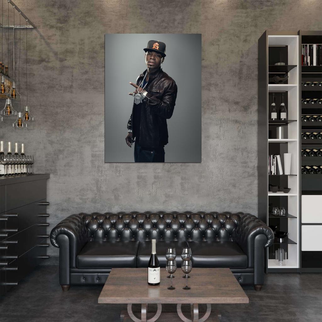 Plies Rapper Hip-Hop Rap Music Wall Art Print Poster
