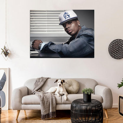 Plies Rapper Hip-Hop Rap Music Wall Art Print Poster
