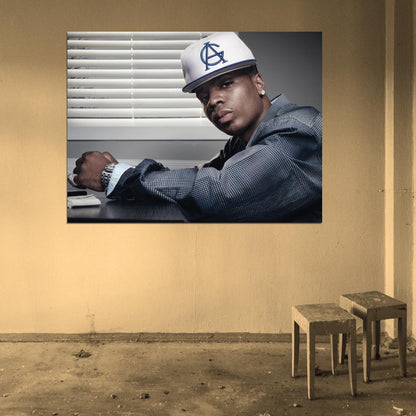 Plies Rapper Hip-Hop Rap Music Wall Art Print Poster
