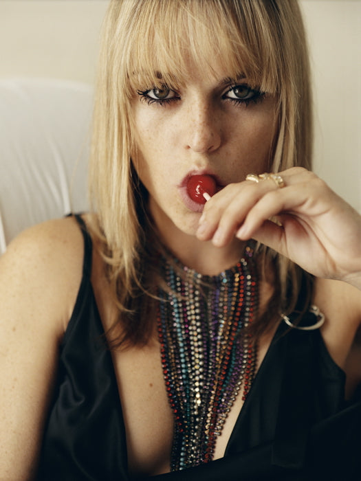 Taryn Manning Beautiful Actress Hot Portrait Sexy Lollipop Wall Art Print Poster