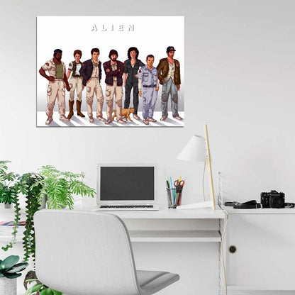 ALIEN 1979 Movie Characters Cool Art Wall Art Print Poster