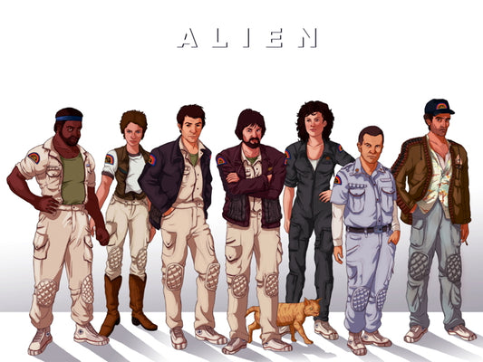 ALIEN 1979 Movie Characters Cool Art Wall Art Print Poster