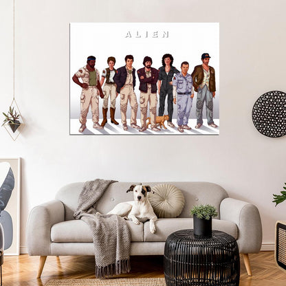 ALIEN 1979 Movie Characters Cool Art Wall Art Print Poster