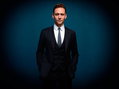 Tom Hiddleston Suit Handsome Movie Actor Wall Art Print Poster