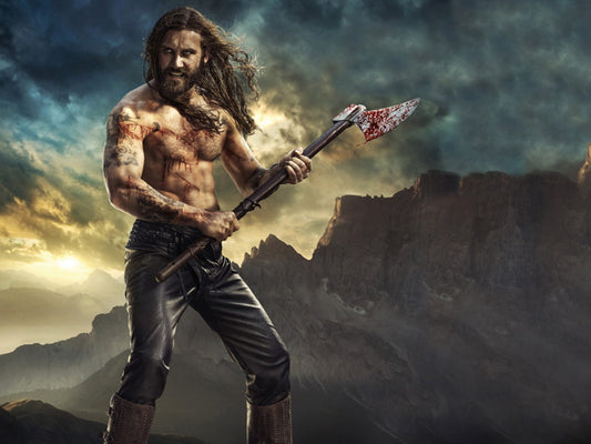 Clive Standen Rollo Axe Vikings TV Series Wall Art Print Poster