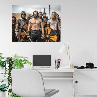 Vikings TV Series Battle Clive Standen Rollo Wall Art Print Poster