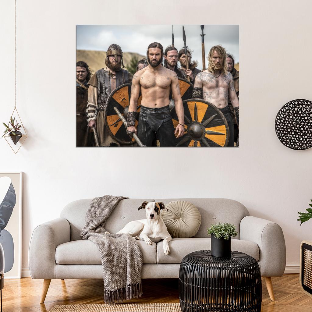 Vikings TV Series Battle Clive Standen Rollo Wall Art Print Poster
