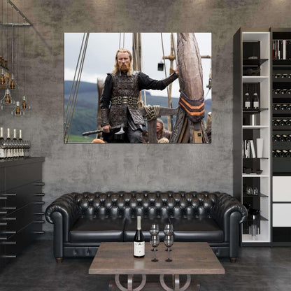 Jarl Borg Vikings TV Series Thorbjorn Harr Wall Art Print Poster