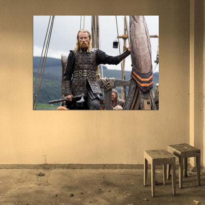 Jarl Borg Vikings TV Series Thorbjorn Harr Wall Art Print Poster