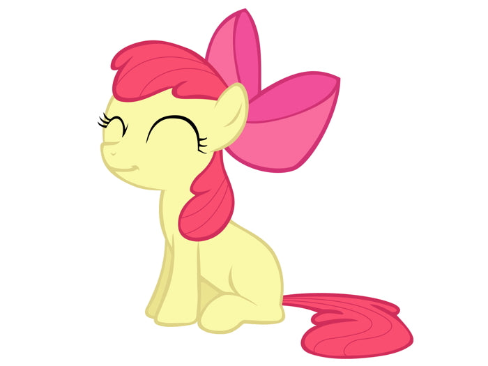 Apple Bloom My Little Pony Friendship Is Magic Cute Beautiful Cartoon Art Wall Art Print Poster