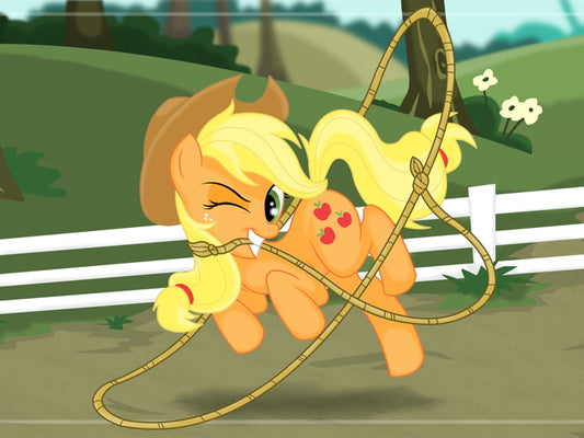 Applejack My Little Pony Friendship Is Magic Cute Beautiful Cartoon Art Wall Art Print Poster