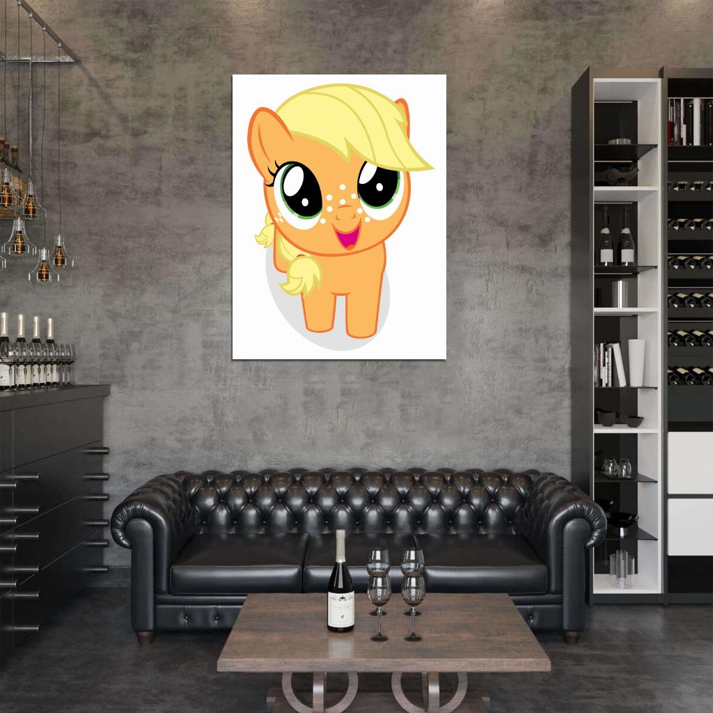 Applejack My Little Pony Friendship Is Magic Cute Beautiful Cartoon Art Wall Art Print Poster