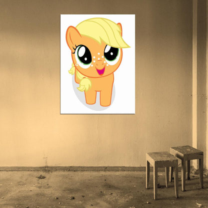 Applejack My Little Pony Friendship Is Magic Cute Beautiful Cartoon Art Wall Art Print Poster