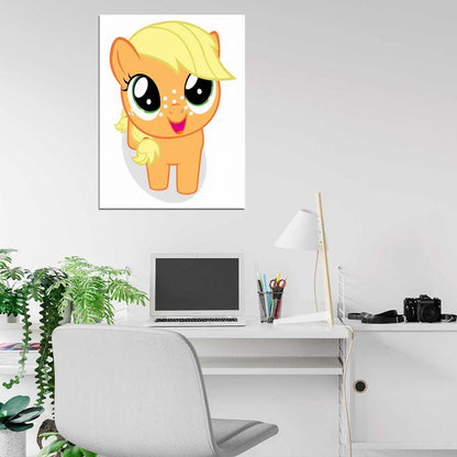 Applejack My Little Pony Friendship Is Magic Cute Beautiful Cartoon Art Wall Art Print Poster