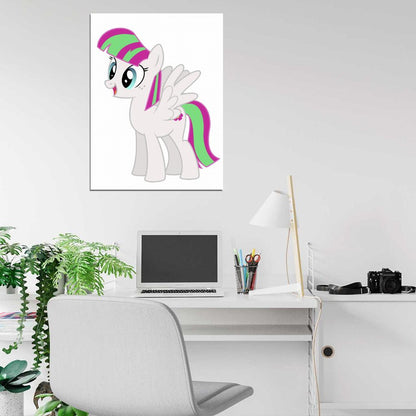 Blossomforth My Little Pony Friendship Is Magic Cute Beautiful Cartoon Art Wall Art Print Poster