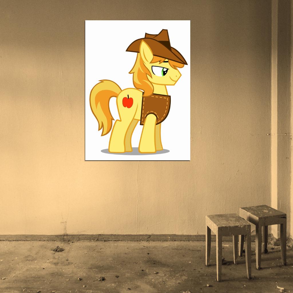 Braeburn My Little Pony Friendship Is Magic Cute Beautiful Cartoon Art Wall Art Print Poster