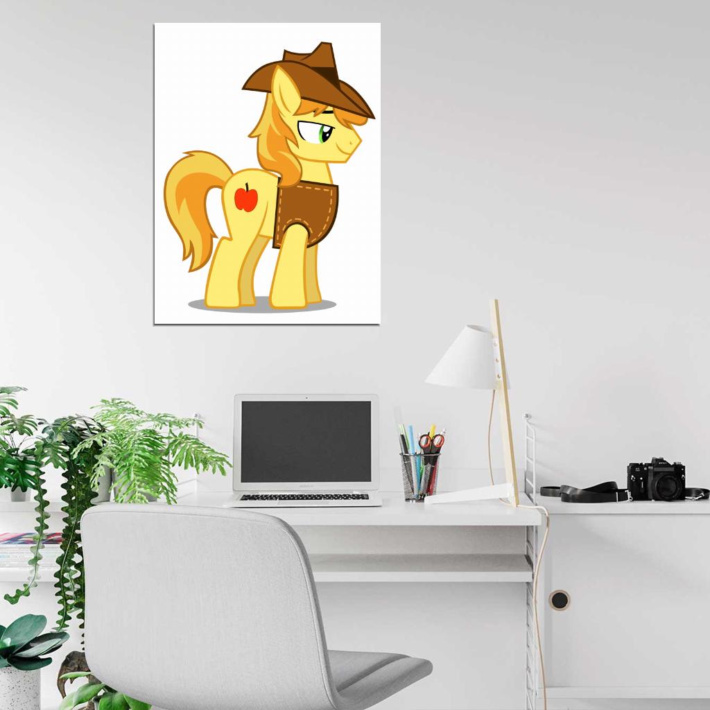 Braeburn My Little Pony Friendship Is Magic Cute Beautiful Cartoon Art Wall Art Print Poster