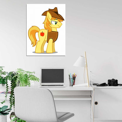 Braeburn My Little Pony Friendship Is Magic Cute Beautiful Cartoon Art Wall Art Print Poster