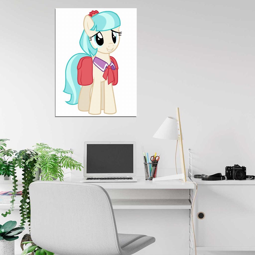 Coco Pommel My Little Pony Friendship Is Magic Cute Beautiful Cartoon Art Wall Art Print Poster