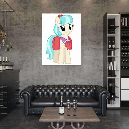 Coco Pommel My Little Pony Friendship Is Magic Cute Beautiful Cartoon Art Wall Art Print Poster