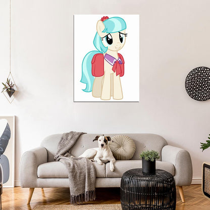 Coco Pommel My Little Pony Friendship Is Magic Cute Beautiful Cartoon Art Wall Art Print Poster