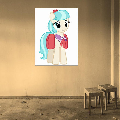 Coco Pommel My Little Pony Friendship Is Magic Cute Beautiful Cartoon Art Wall Art Print Poster