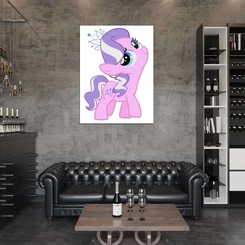 Diamond Tiara My Little Pony Friendship Is Magic Cute Beautiful Cartoon Art Wall Art Print Poster