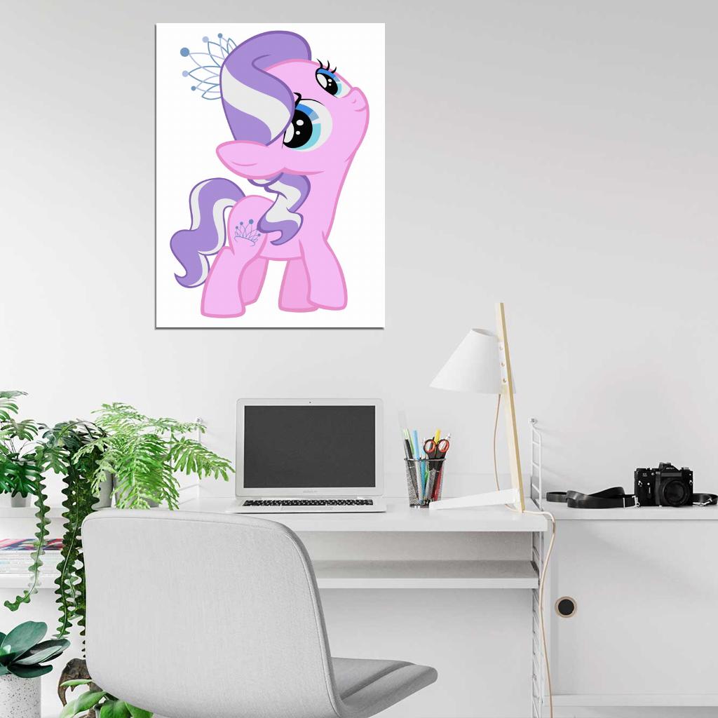 Diamond Tiara My Little Pony Friendship Is Magic Cute Beautiful Cartoon Art Wall Art Print Poster