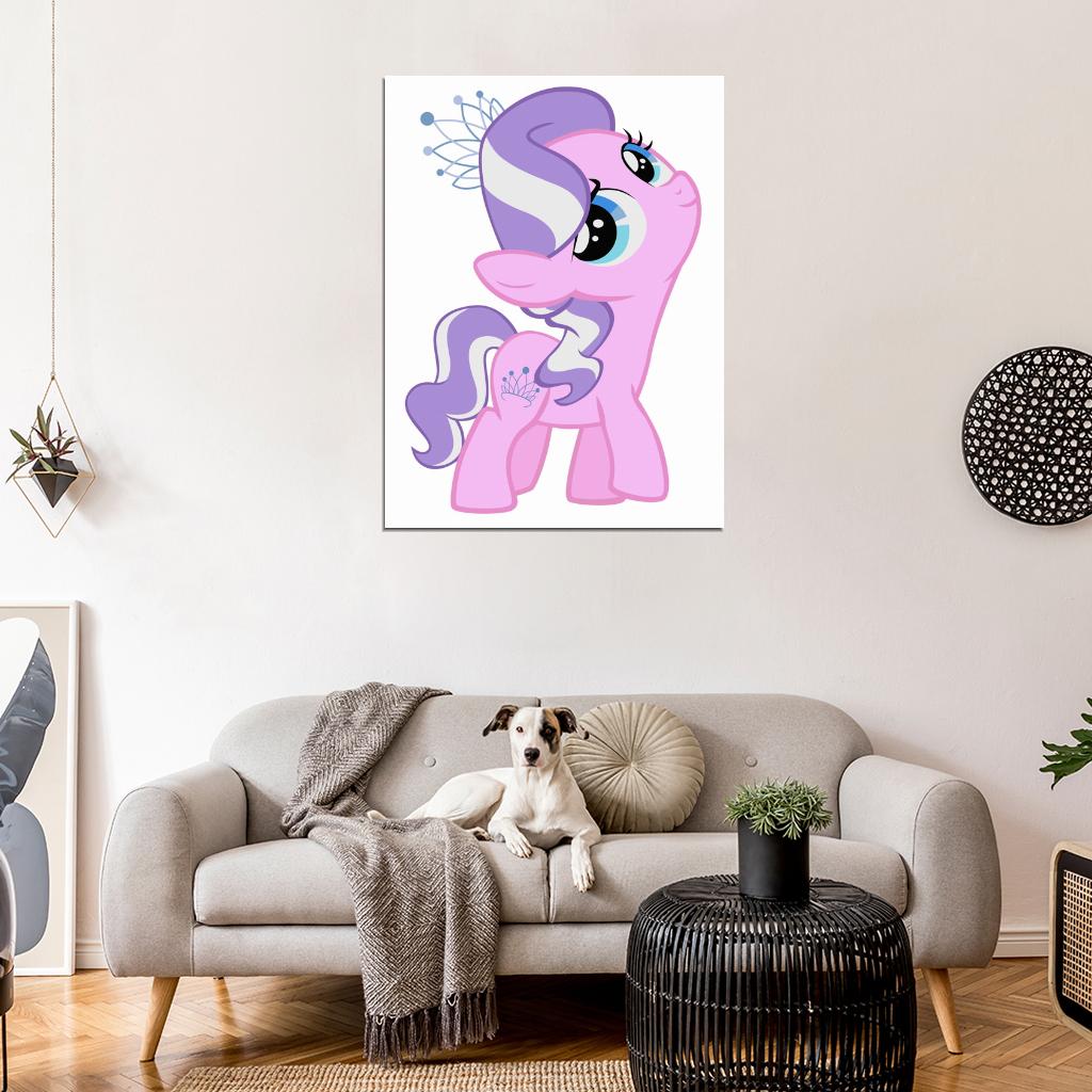 Diamond Tiara My Little Pony Friendship Is Magic Cute Beautiful Cartoon Art Wall Art Print Poster