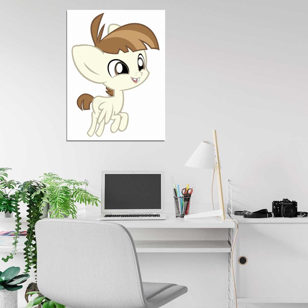 Featherweight My Little Pony Friendship Is Magic Cute Beautiful Cartoon Art Wall Art Print Poster